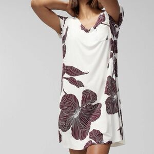 Soma Cool Nights Short Sleeve Night Gown Harvest Floral Grand Size Small NWT New
